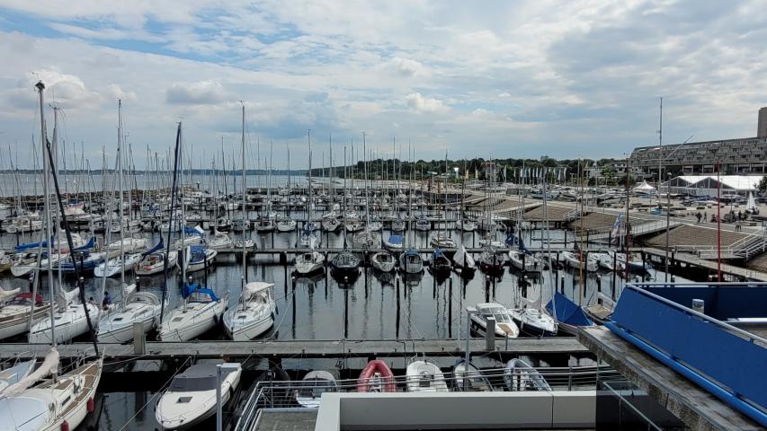 Blick über den Olympiahafen Schilksee Blick über den Olympiahafen Schilksee