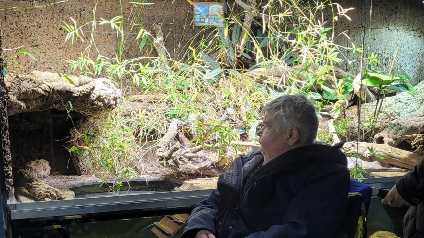 Frau K. im Büsumer Aquarium Frau K. im Büsumer Aquarium