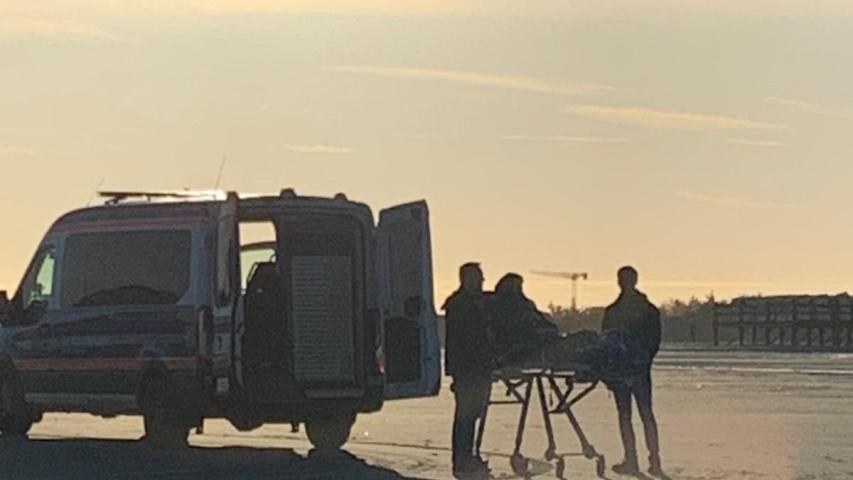 Abendstimmung am Strand von St. Peter-Ording Abendstimmung am Strand von St. Peter-Ording